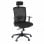 Ofiprix Kendo Silla de Oficina Transpirable con Reposacabezas Negro
