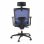 Ofiprix Kendo Silla de Oficina Transpirable con Reposacabezas Azul