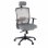 Ofiprix Kendo Silla de Oficina Transpirable con Reposacabezas Gris