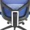 Ofichairs Argos Silla de Oficina Azul