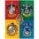 Pyramid Lienzo Harry Potter Colourful Crests 30x40cm