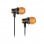 Cuffie da gioco in-ear Krom Kinear nere/arancioni