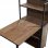 Adec Shelf Estantería con Mesa Plegable 62x120x30cm Roble Boreal/Negro