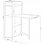 Adec Shelf Estantería con Mesa Plegable 62x120x30cm Roble Boreal/Negro