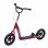 Homcom Scooter Patinete con Freno y Manillar Ajustable Rojo