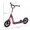 Homcom Scooter Patinete con Freno y Manillar Ajustable Rojo