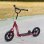 Homcom Scooter Patinete con Freno y Manillar Ajustable Rojo