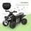 Homcom Quad Todoterreno Verde