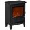 HomCom Chimenea Eléctrica Portátil con Llama Simulada 1800W