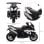 Homcom Moto Eléctrica con Bocina Negro