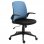 Vinsetto Silla de Oficina con Reposabrazos Azul