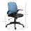 Vinsetto Silla de Oficina con Reposabrazos Azul