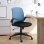 Vinsetto Silla de Oficina con Reposabrazos Azul
