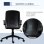 Vinsetto Silla de Oficina con Reposabrazos Azul