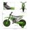 Homcom Moto Eléctrica con Dos Ruedas de Equilibrio Verde