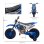 Homcom Moto Eléctrica con Dos Ruedas de Equilibrio Azul