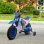 Homcom Moto Eléctrica con Dos Ruedas de Equilibrio Azul