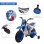 Homcom Moto Eléctrica con Dos Ruedas de Equilibrio Azul