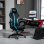 Vinsetto Silla Gaming con Altura Ajustable Azul