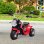 Homcom Moto Eléctrica Tres Ruedas con Bocina Roja