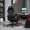 Vinsetto Silla Gaming con Altura Ajustable Negra