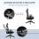 Vinsetto Silla de Oficina Ergonómica con Reposacabezas Negra