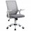 Vinsetto Silla de Oficina Giratoria con Reposabrazos Gris