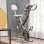 Homcom Bicicleta Estática Plegable Gris