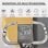 Homcom Bicicleta Estática Plegable Gris
