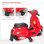 Homcom Vespa Moto Eléctrica con Bocina Roja