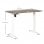 Vinsetto Mesa de Escritorio Eléctrico 120x60x116cm Blanco