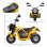Homcom Moto Eléctrica Tres Ruedas con Bocina Amarilla
