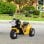 Homcom Moto Eléctrica Tres Ruedas con Bocina Amarilla