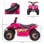 Homcom Quad Eléctrico 6V Rosa