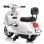 Ataa Cars Vespa Clásica PX150 Mini Oficial Moto Eléctrica Blanco