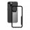 Muvit for Change Shockproof Case 2m Transparent/Schwarz für iPhone 13