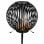 Esschert Design Brasero Esfera Enrejada de Acero al Carbono Negro