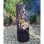 Esschert Design Brasero Flames de Acero al Carbono Negro