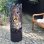 Esschert Design Brasero Flames de Acero al Carbono Negro