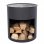 RedFire Milshire Brasero Barril de Acero Negro