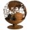 Esschert Design Brasero con Forma de Globo Terráqueo