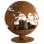 Esschert Design Brasero con Forma de Globo Terráqueo