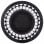 VidaXL Brasero con Mosaico de Cerámica 68cm Negro/Blanco