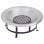 VidaXL Brasero de Exterior con Parrilla 76cm Acero Inoxidable