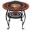 VidaXL Mesa com Braseiro de Mosaico Cerâmica Terracota e Branco 68 cm