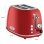 ProfiCook TA 1193 Retro Tostadora 2 Rebanadas 815W Roja
