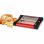 Tostapane piatto Sogo TOS-SS-5317 2 fette 300 W Scongelamento Riscaldamento Nero Rosso