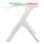 Mars Gaming MGD140 RGB Mesa Gaming 140x60cm Blanca