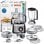 Bosch MC812M865 Robot de Cocina 1250W Negro/Acero Inoxidable
