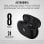 Auriculares Beats Studio Buds sans fil Bluetooth avec annulation de bruit, intra-auriculaires, noirs